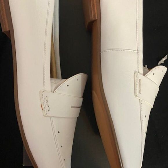 Banana Republic White Demi Penny loafers, size 10.5 - Picture 5 of 7